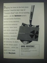 1966 Maryland Industrial Development Ad - Good Hunting - $18.49