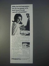 1966 Presto Pressure Cooker Ad - Hilda Homemaker - £14.78 GBP