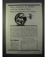 1966 San Antonio Chamber of Commerce Ad - Be Larger - £14.55 GBP