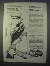 1966 The Milwaukee Road Railroad Ad - Paper Products - $18.49