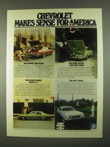 1974 Chevrolet Nova 6 Hatchback, Coupe and 3+3 Car Ad - £14.61 GBP