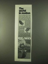 1974 Elmo 204T Super 8 Movie Camera Ad - In Motion - £14.60 GBP
