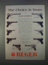 1996 Ruger Handgun Ad - KMK-10 MK-678 KP-4 P-512 MK-4B - $18.49