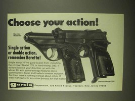 1974 Garcia Beretta Model 90 and Model 70S Pistols Ad - £14.50 GBP