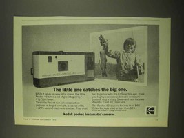 1974 Kodak Pocket Instamatic 40 Camera Ad - Big One - $18.49