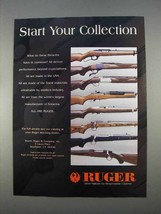 1996 Ruger Rifles Ad - Start Your Collection - $18.49