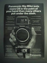 1977 Panasonic Big Mike Model RJ-3450 CB Radio Ad - $18.49