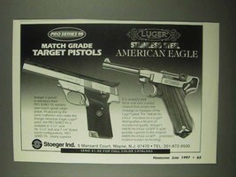 1997 Stoeger Pro Series 95 Match Grade Target Pistol Ad - £14.45 GBP