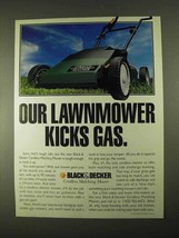 1994 Black & Decker Mulching Mower Ad - Kicks Gas - $18.49