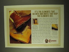 1994 Chippewa Boots Ad - It's The Elements - £14.78 GBP