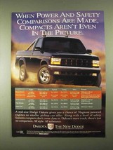 1994 Dodge Dakota Pickup Truck Ad - Power and Safety - $18.49