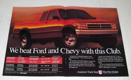 1994 Dodge Dakota Club Cab Pickup Truck Ad - We Beat - £14.78 GBP