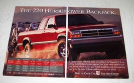 1994 Dodge Dakota Club Cab Pickup Truck Ad - Backpack - $18.49