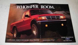 1994 Ford Ranger 4x4 Supercab Pickup Truck Ad - Whomper - $18.49