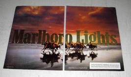 1994 Marlboro Lights Cigarettes Ad - Cowboys - £14.56 GBP