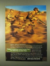 1994 U.S. Army Ad - Think Fast On Their Feet - £14.45 GBP
