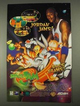 1996 Acclaim Space Jam Video Game Ad - Michael Jordan - £14.78 GBP