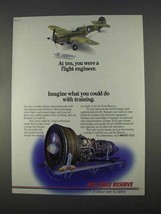 1996 Air Force Reserve Ad - At Ten A Flight Engineer - £14.46 GBP