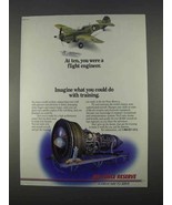 1996 Air Force Reserve Ad - At Ten A Flight Engineer - £14.55 GBP