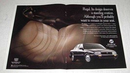 1996 Buick Regal Car Ad - Deserves a Standing Ovation - £14.44 GBP