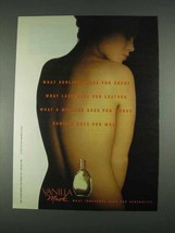1996 Coty Vanilla Musk Perfume Ad - Sunlight for Shade - £14.60 GBP
