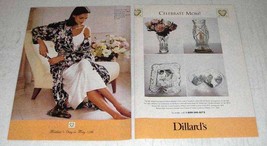 1996 Dillard&#39;s Ad - Waterford and Mikasa Crystal - £14.78 GBP