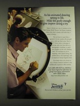 1996 Disney Institute Ad - Mike Felt Goofy Enough - $18.49