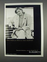 1996 Elisabeth by Liz Claiborne Fashion Ad - Deadlines - £14.78 GBP