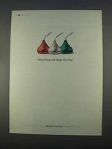 1996 Hershey&#39;s Kisses Ad - Merry Kisses Happy New Year - £14.50 GBP