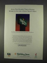1996 Holiday Inn Ad - Even the Olympic Torch Knows - £14.78 GBP