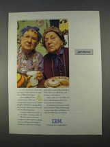 1996 IBM Computers Ad - Satisfaction - £14.55 GBP