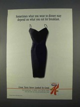 1996 Kellogg's Special K Cereal Ad - Wear to Dinner - £14.53 GBP