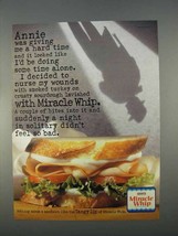 1996 Kraft Miracle Whip Dressing Ad, Giving a Hard Time - £14.65 GBP