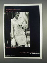 1996 Liz Claiborne Fashion Ad - Perfect Thing to Wear - £14.78 GBP