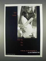 1996 Liz Claiborne Fashion Ad - Easy Come. Easy Go. - £14.78 GBP