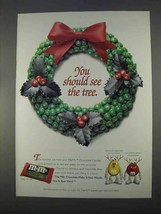 1996 M&amp;M&#39;s Candy Ad - You Should See The Tree - $18.49