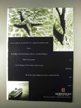 1996 Norwegian Cruise Line Ad - Castle on Ocean Floor - £14.78 GBP