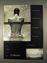 1996 Norwegian Cruise Line Ad - I Will Be Naked More - £14.61 GBP