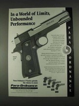 1996 Para-Ordnance P14-45 Pistol Ad - World of Limits - £14.54 GBP