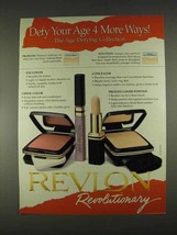 1996 Revlon Age Defying Makeup Ad - Defy Age - £14.55 GBP