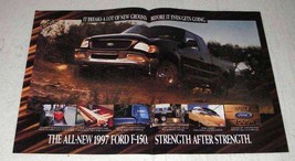 1997 Ford F-150 Pickup Truck Ad - Breaks New Ground - £14.61 GBP