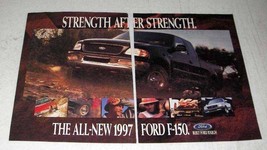 1997 Ford F-150 Pickup Truck Ad - Strength - £14.50 GBP