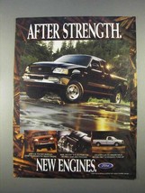 1997 Ford F150 Pickup Truck Ad - New Engines - $18.49