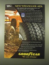 1997 Goodyear Wrangler AT/S Tires Ad - About Most Fun - £14.86 GBP