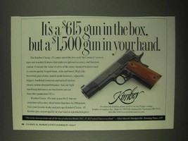 1997 Kimber Classic .45 Pistol Ad - Gun in Your Hand - $18.49