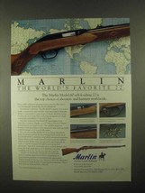1997 Marlin Model 60 Rifle Ad - World's Favorite 22 - £14.54 GBP