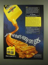 1997 Pennzoil GF-2 Motor Oil Ad - Easy on Gas - £14.78 GBP