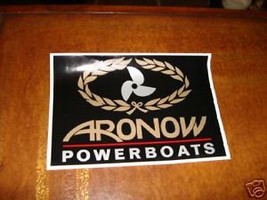 ARONOW POWERBOATS  XTRA LARGE DECAL NEW - $40.44 CAD