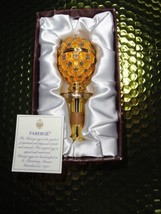 Faberge  Gold Coronation  Bottle Stopper - £320.72 GBP