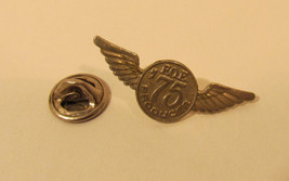 Vintage Fraternal Order Eagles  FOE &#39;75 Producer Lapel Pin F19 Wings - £9.64 GBP